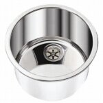 Ronde roestvaststalen wasbak 385 mm