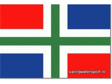 Provincievlag Groningen 20 x 30 cm