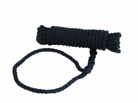 Landvast 8 mm - 4 meter zwart