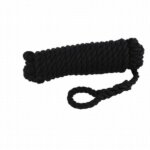 Fenderlijn polypropyleen 8 mm - 2,5 meter zwart (2 stuks)