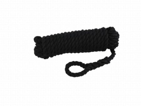 Fenderlijn polypropyleen 8 mm - 2,5 meter zwart (2 stuks)