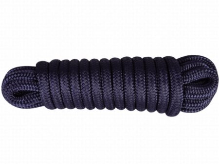 Landvast 16-voudig polyester 16 mm - 15 meter navy