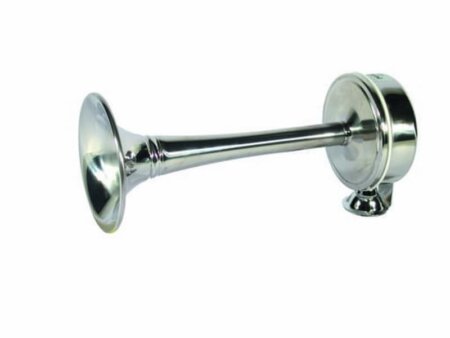 Scheepshoorn RVS elektrisch 12v, lengte 250 mm