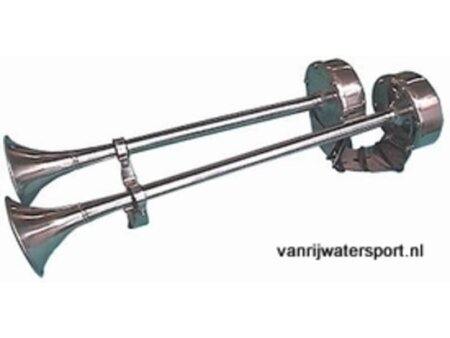 Scheepshoorn 2-tonig 24v, RVS316