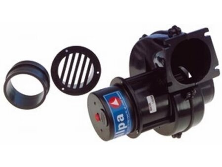 Blower 24V, 280 m³ / h flens montage