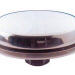 Paddestoel dekventilator 120 mm, RVS 316