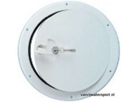 Kunststof inspectieluik, klein, met slot