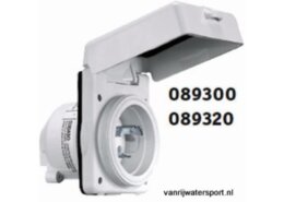 Boordstopcontact 32 A NEMA wit kunststof