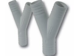Slangconnector Y, kunststof 25x25x38