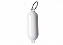 Drijvende sleutelhanger fender wit
