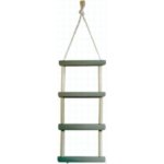 Touwladder met 3 treden