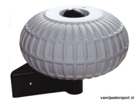 Dock wheel 30 x 15 cm met beugel, wit