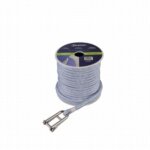 Grootzeil val polyester met rvs D-sluiting, 12 mm