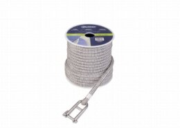 Genua val polyester met rvs D-sluiting, 10 mm