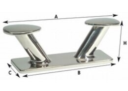 Klamp 350 mm RVS316