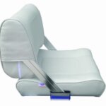 Stuurstoel Flip-Back seat wit vinyl