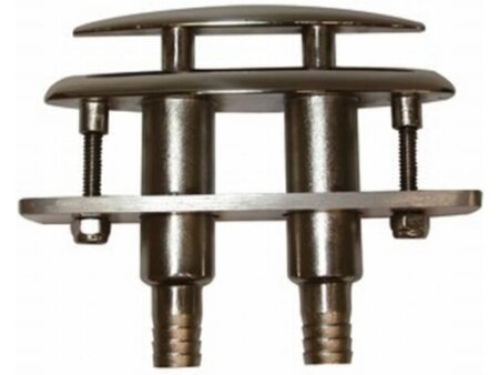Verzinkbare klamp 165 mm RVS