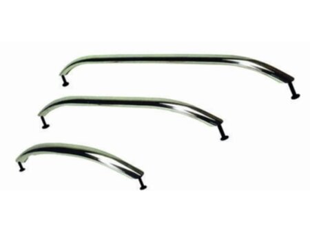 Handrailing 500 mm RVS met draadeinden