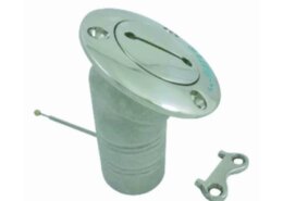 Dekvuldop Petrol 30 graden/38 mm rvs