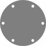 Pompdeksel voor Johnson F7 ( vervangt Jabsco 3993 )