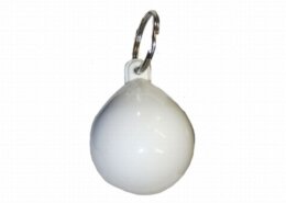 Drijvende sleutelhanger boei wit