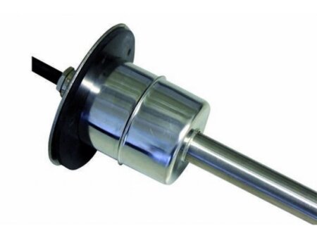 Tankzender RVS 12/24V 400mm voor vuil of grijs water