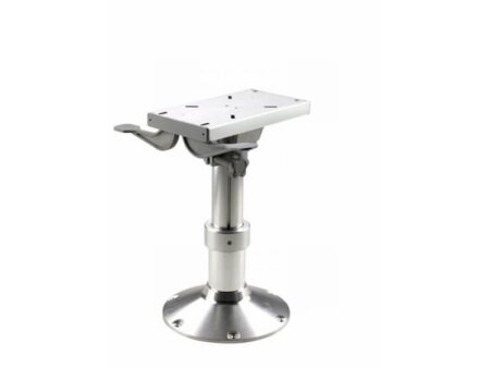 Stoelpoot verstelbaar 350-470 mm met slede
