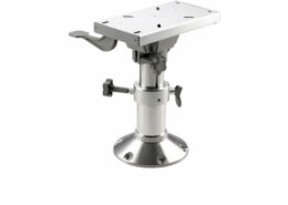 Stoelpoot verstelbaar 350-470 mm met slede