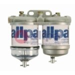 Dieselfilter dubbel met waterafscheider