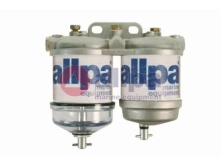 Dieselfilter dubbel met waterafscheider