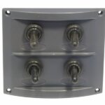 Schakelpaneel 12 volt, 4 posities