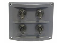 Schakelpaneel 12 volt, 4 posities