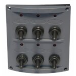 Schakelpaneel 12 volt, 6 posities