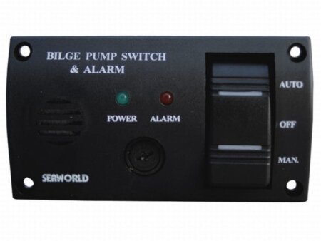Bilgepomp schakelpaneel met alarm