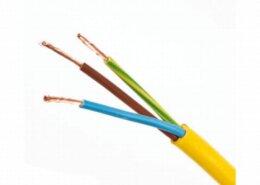(Wal)stroomkabel geel 3x6 mm²