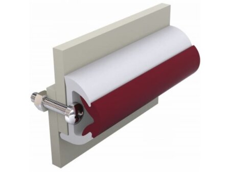 Vetus stootlijst POLY 3528 wit - 20 meter