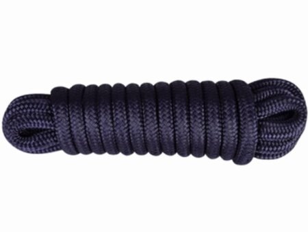 Landvast 16-voudig 100% polyester 14 mm - 15 meter navy