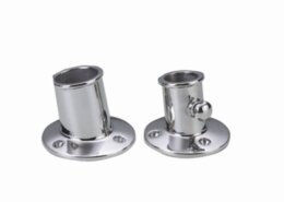 Vlaggenstok houder 32 mm RVS met schroef