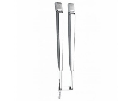 Vetus dubbele instelbare arm 386 - 471 mm RVS, DIN