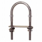 RVS wantputting met losse plaat, 4 mm - 64 mm