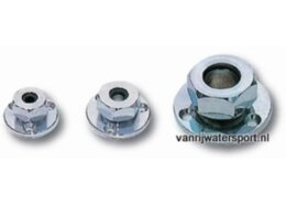 Dekdoorvoer verchroomd, 10 mm