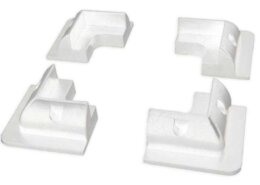 Hoekblokken wit (set van 4)