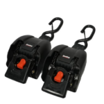 Automatisch oprolbare spanbanden, stalen ratel, 2 stuks