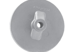 Magnesium anode Mercruiser/Sterndrive/Mercury, Circular Plate (OEM 76214-5)