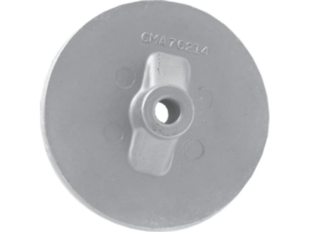Magnesium anode Mercruiser/Sterndrive/Mercury, Circular Plate (OEM 76214-5)