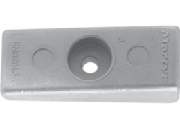 Magnesium anode Mercury/Mariner/Force/Honda outboard, Wedge (OEM 826134)