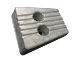 Magnesium anode Volvo Penta sterndrive, transom shield voor SXA/DPS (OEM 3841427)