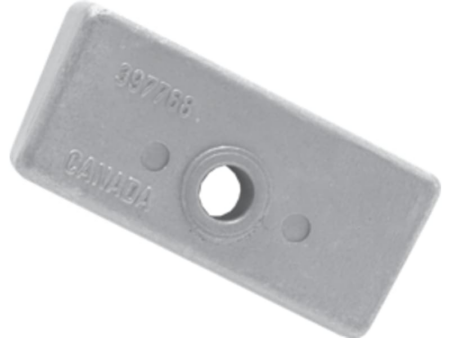 Aluminium anode OMC/Johnson/Evinrude, Block (OEM 398331)