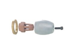 Magnesium propeller moer anode 3/4" NC10, compleet