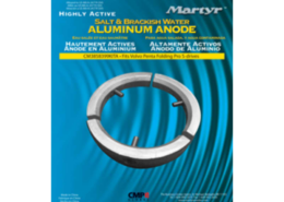Anodepack Volvo Penta folding prop 3-blads; Magnesium